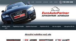 Desktop Screenshot of euroautopartner.cz